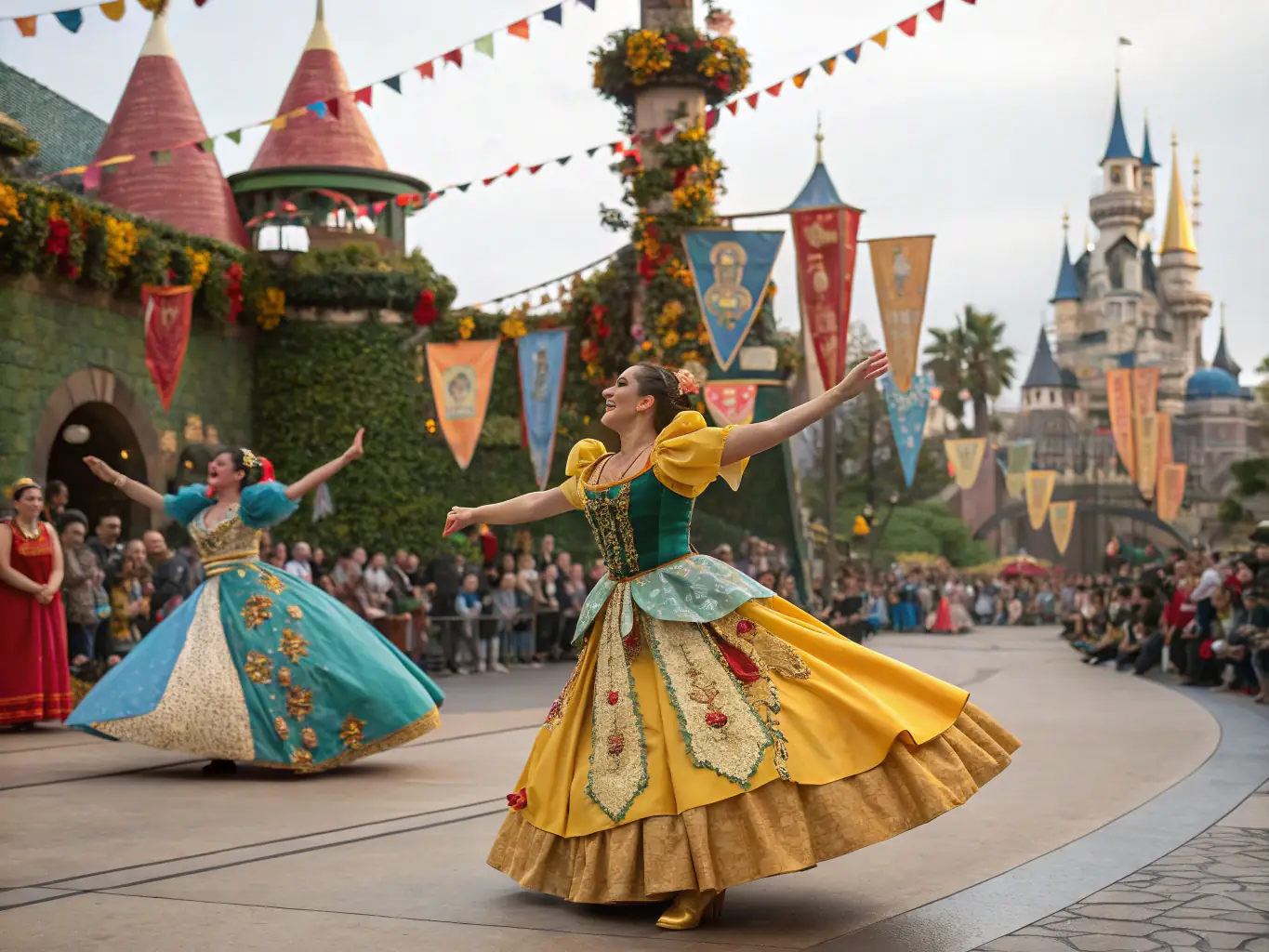 An image of a traditional dance performance during a cultural festival, highlighting the vibrancy of local heritage.